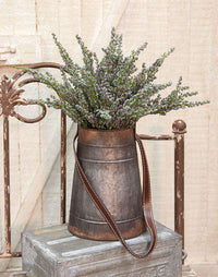 Thumbnail for Metal Hanging Flower Holder w/Strap Buckets & Cans CWI+ 