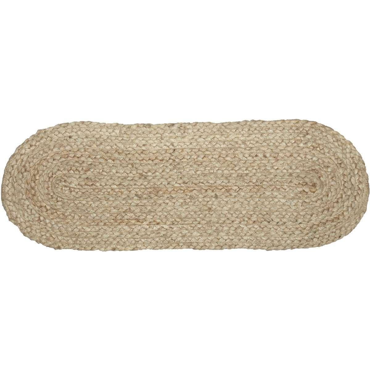 Natural Jute Braided Table Runner - The Fox Decor