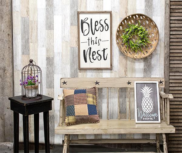 Round Tobacco Basket - The Fox Decor