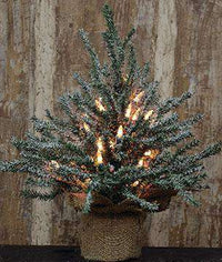 Pre-Lit Snowy Tree, 12