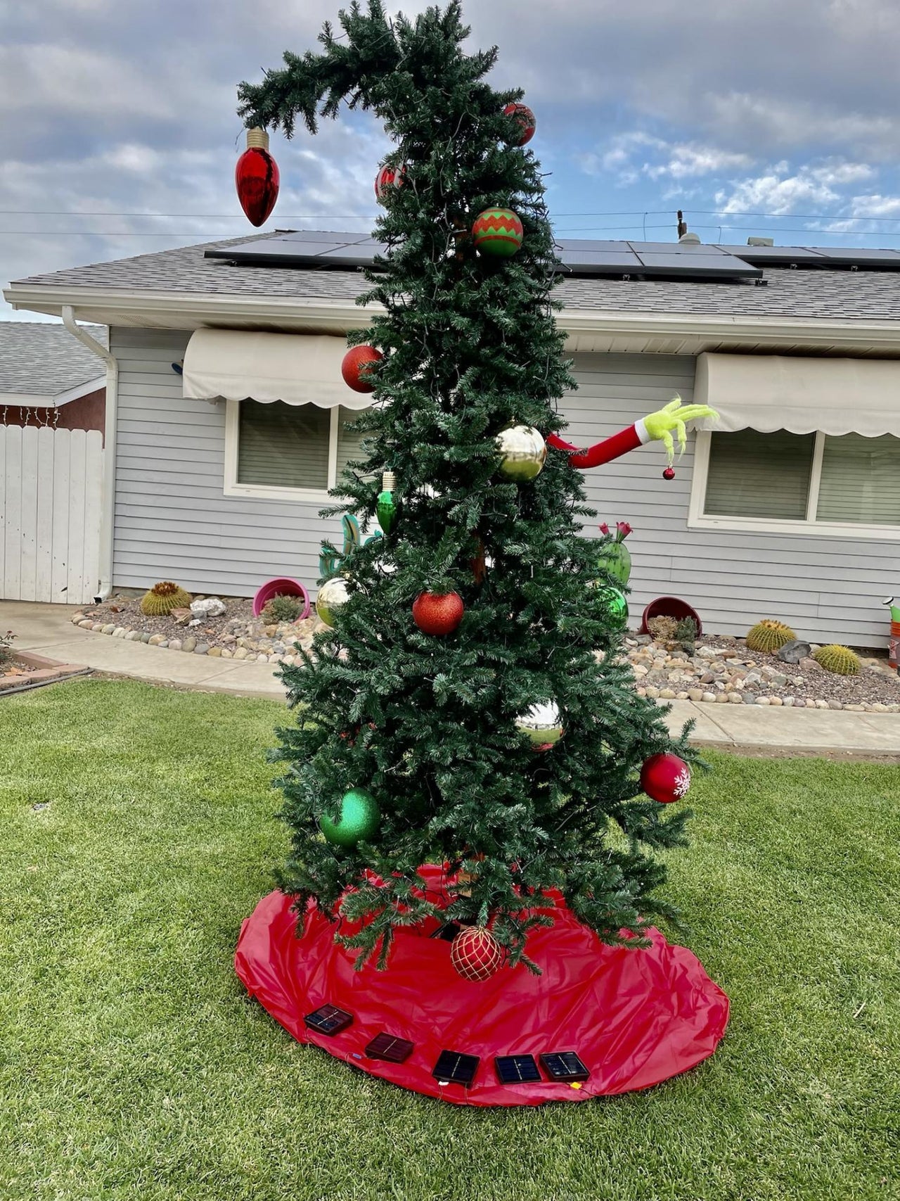 Alpine Tree, 10 ft. Bendable Christmas Whoville Grinch Tree - The Fox Decor