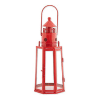 Red Lighthouse Lantern - The Fox Decor
