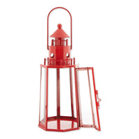 Red Lighthouse Lantern - The Fox Decor