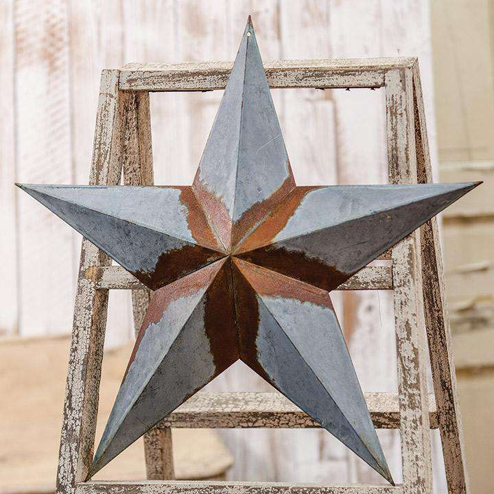 Rusty Galvanized Star - 18" Barn Stars CWI+ 