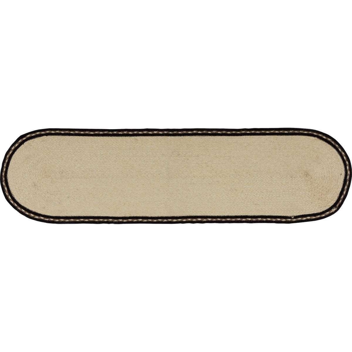 Sawyer Mill Charcoal Farmhouse Jute Braided Table Runner - The Fox Decor