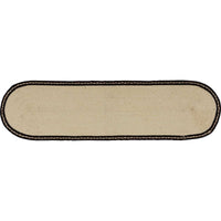 Sawyer Mill Charcoal Farmhouse Jute Braided Table Runner - The Fox Decor