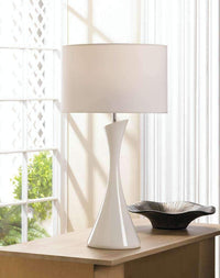Thumbnail for Sleek Modern White Table Lamp - The Fox Decor