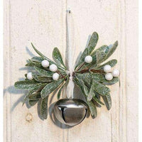 Sparkle Mistletoe Bell Ornament - The Fox Decor