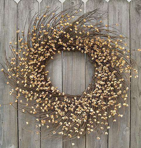 Teastain Buttercup Wreath, 20" - The Fox Decor