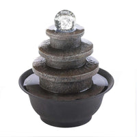 Thumbnail for Tiered Round Tabletop Fountain