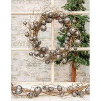Vintage Galvanized Bell Wreath - The Fox Decor