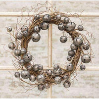 Vintage Galvanized Bell Wreath - The Fox Decor