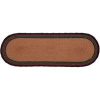 Wyatt Stenciled Bear Jute Braided Table Runner - The Fox Decor