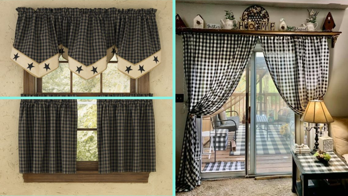 Rustic Frontier Quilted Curtains NCU0NNT2818