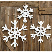 Wooden Jumbo Snowflake 20 - The Fox Decor