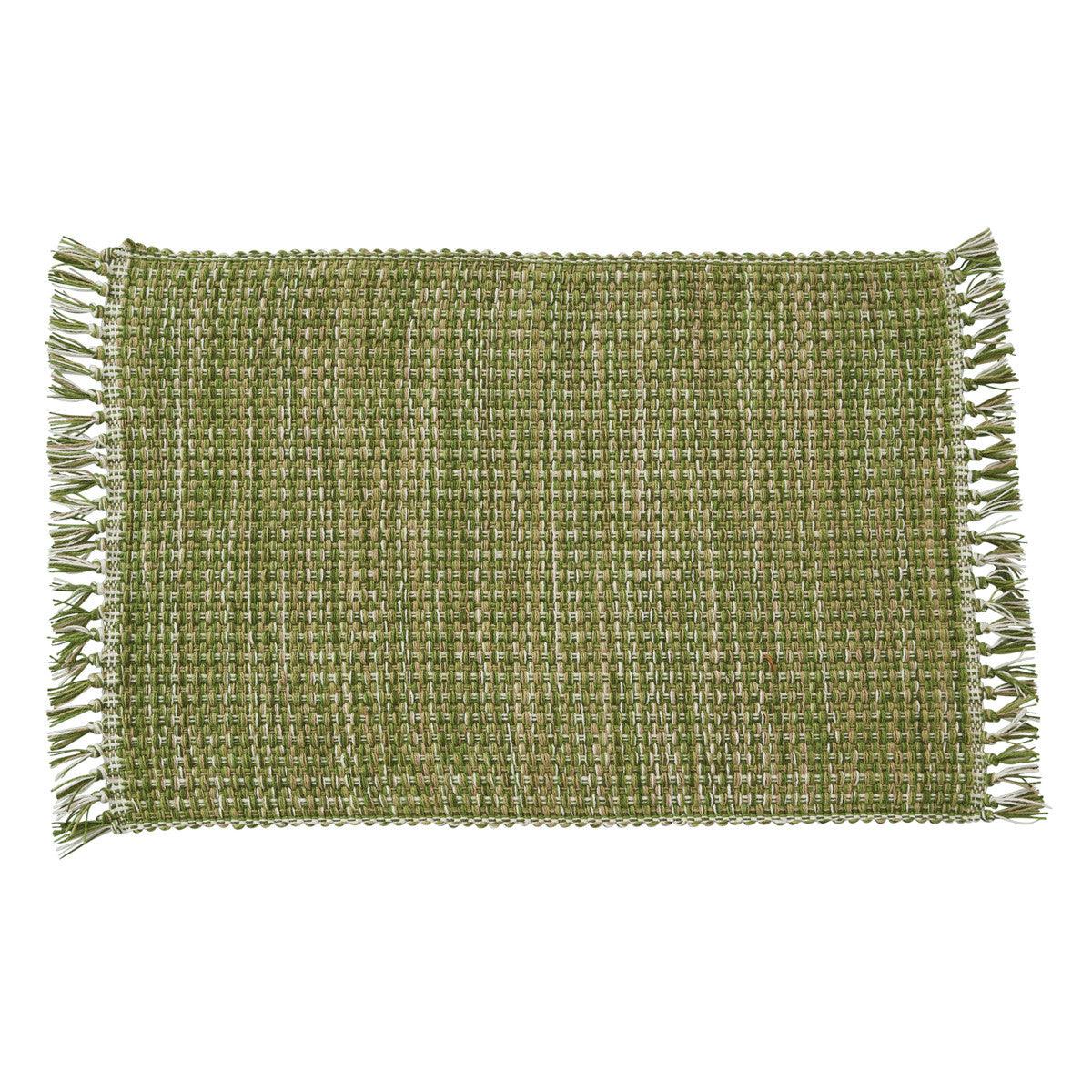 Basketweave Placemat - Evergreen set of 12 Park Designs - The Fox Decor