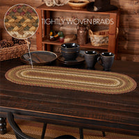 Tea Cabin Jute Braided Table Runner
