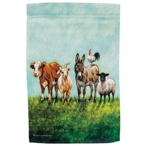 Animal Family Garden Flag - The Fox Decor