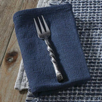 Tweed Burlap Napkin - Denim set of 6 Park Designs - The Fox Decor