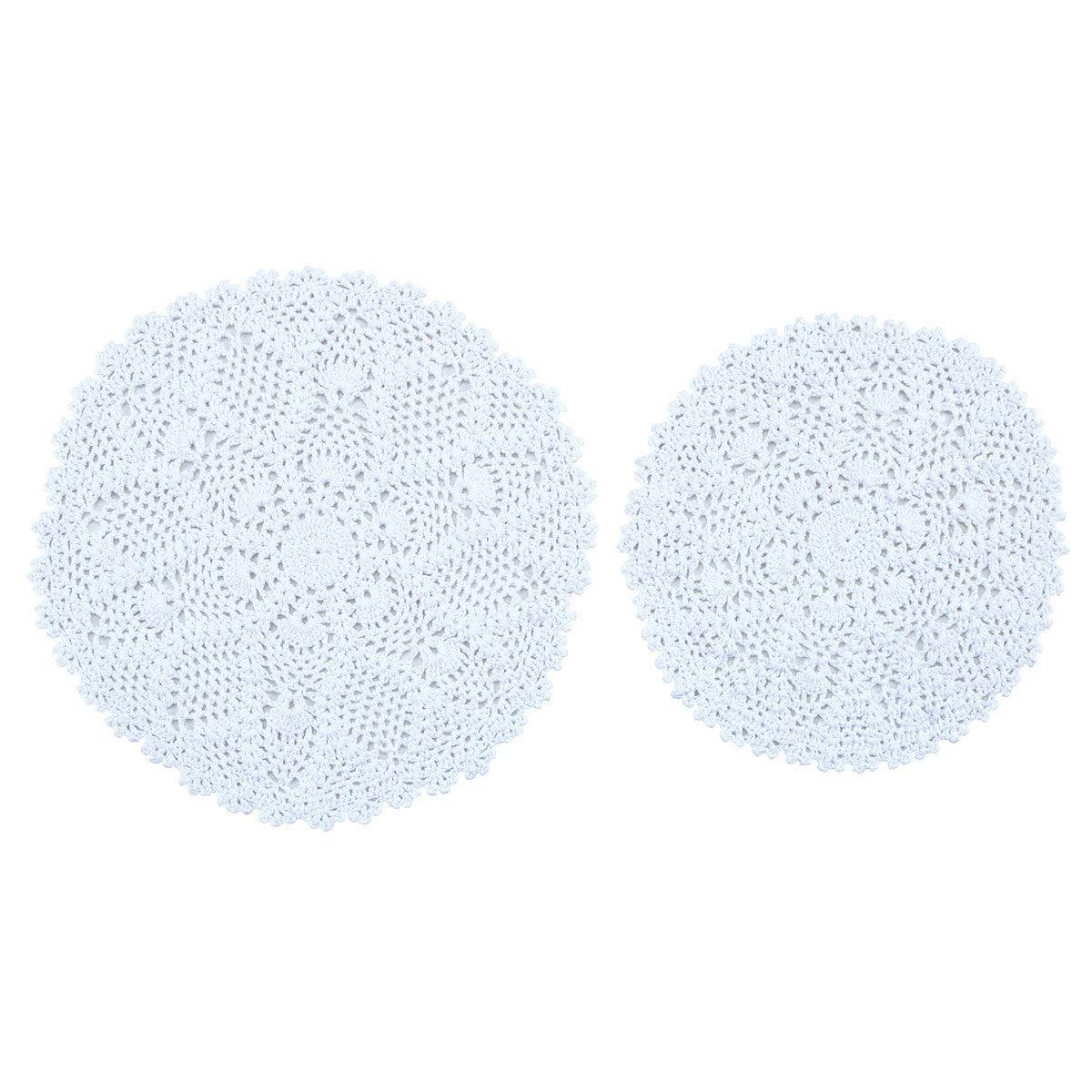 Kadia Lace Accent Mats Set Of 2  Park Designs