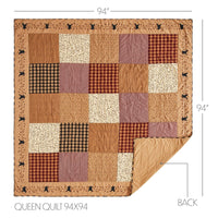 Pip Vinestar Queen Quilt 94Wx94L - The Fox Decor