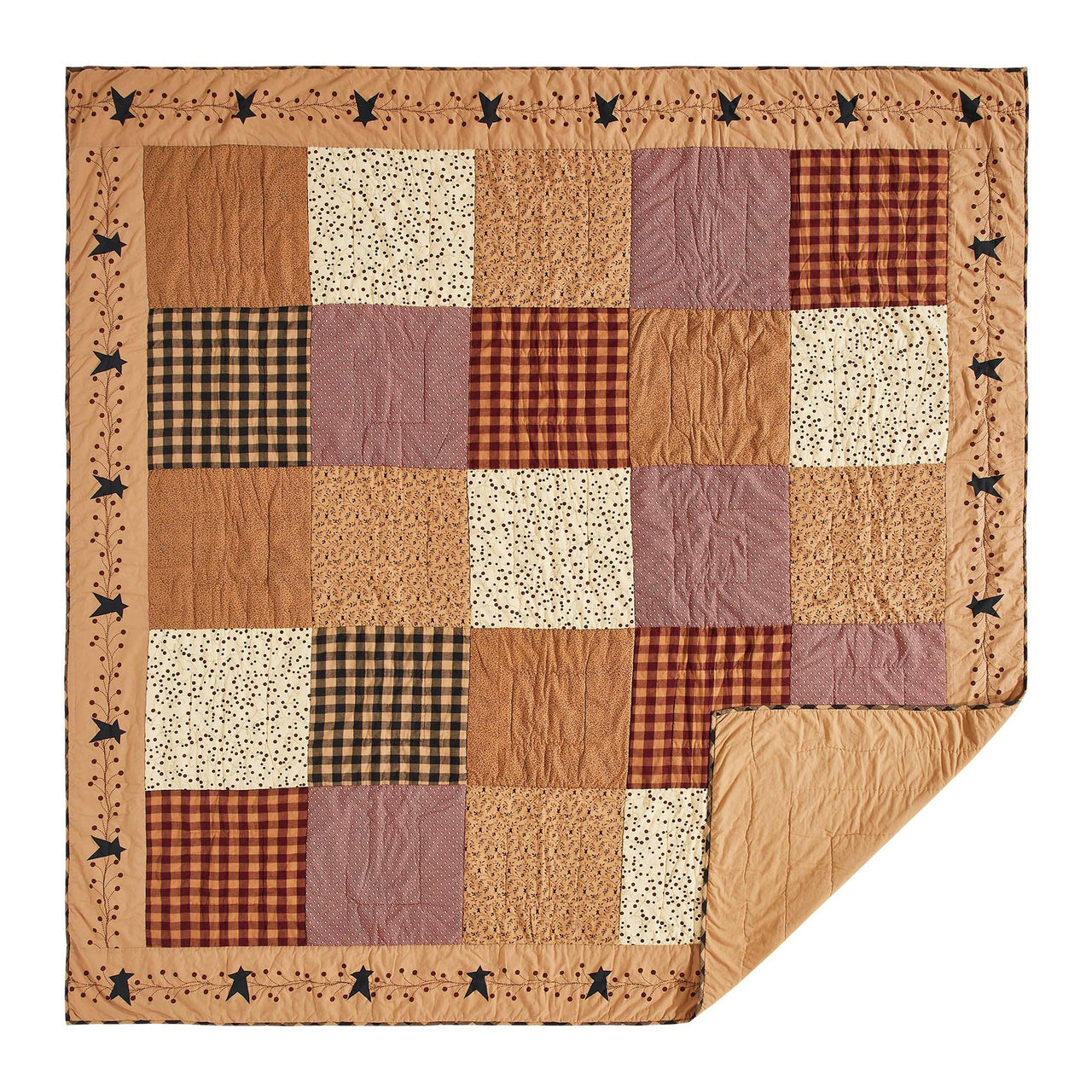Pip Vinestar Queen Quilt 94Wx94L - The Fox Decor