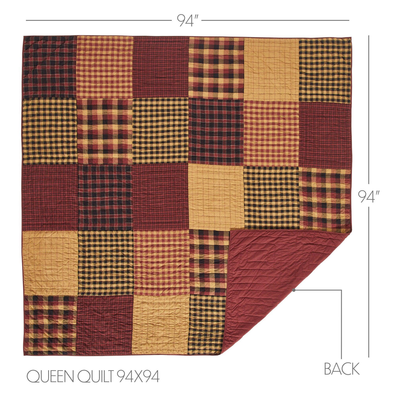 Connell Queen Quilt 94Wx94L - The Fox Decor