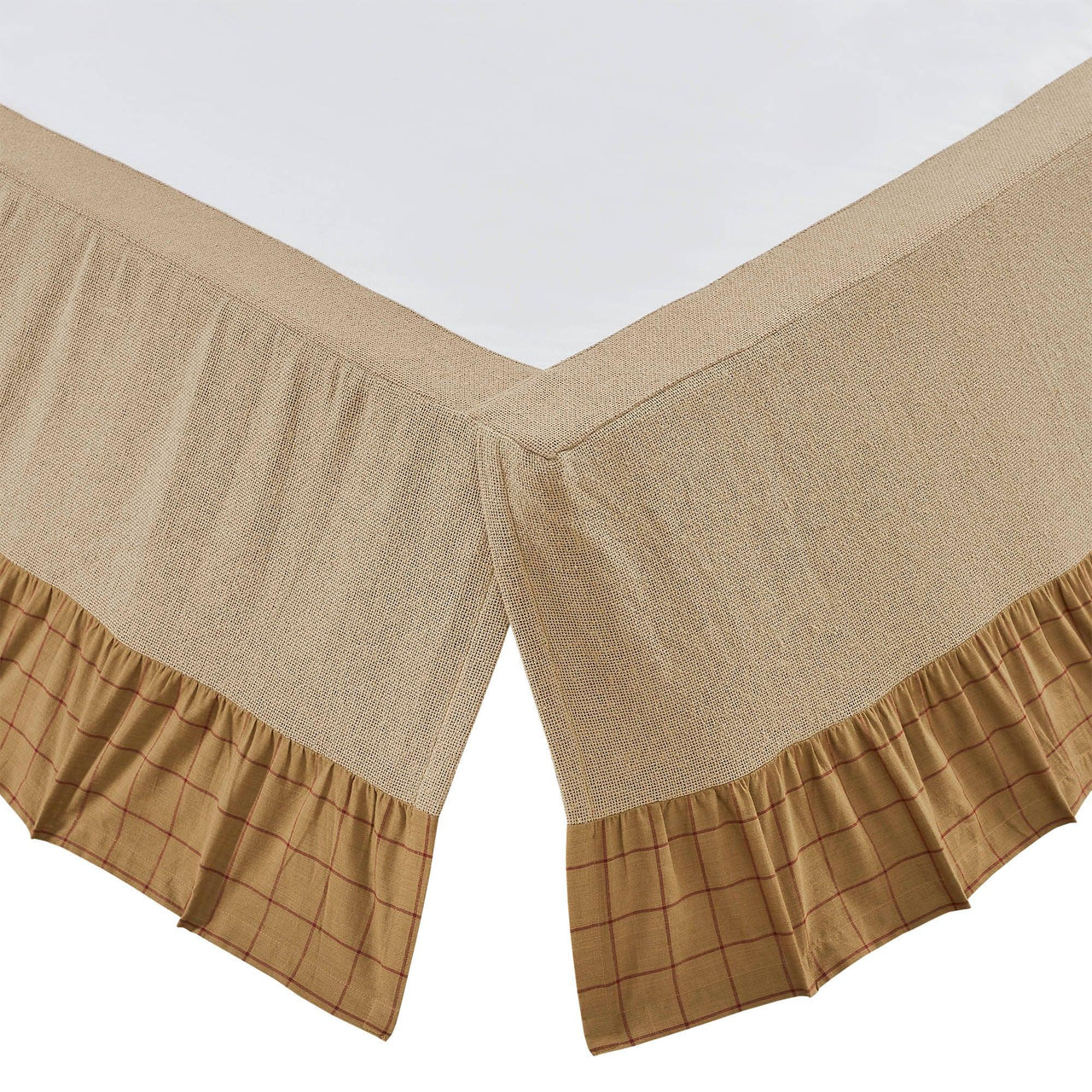 Connell Ruffled King Bed Skirt 78x80x16 - The Fox Decor