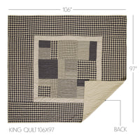 My Country King Quilt 106Wx97L - The Fox Decor