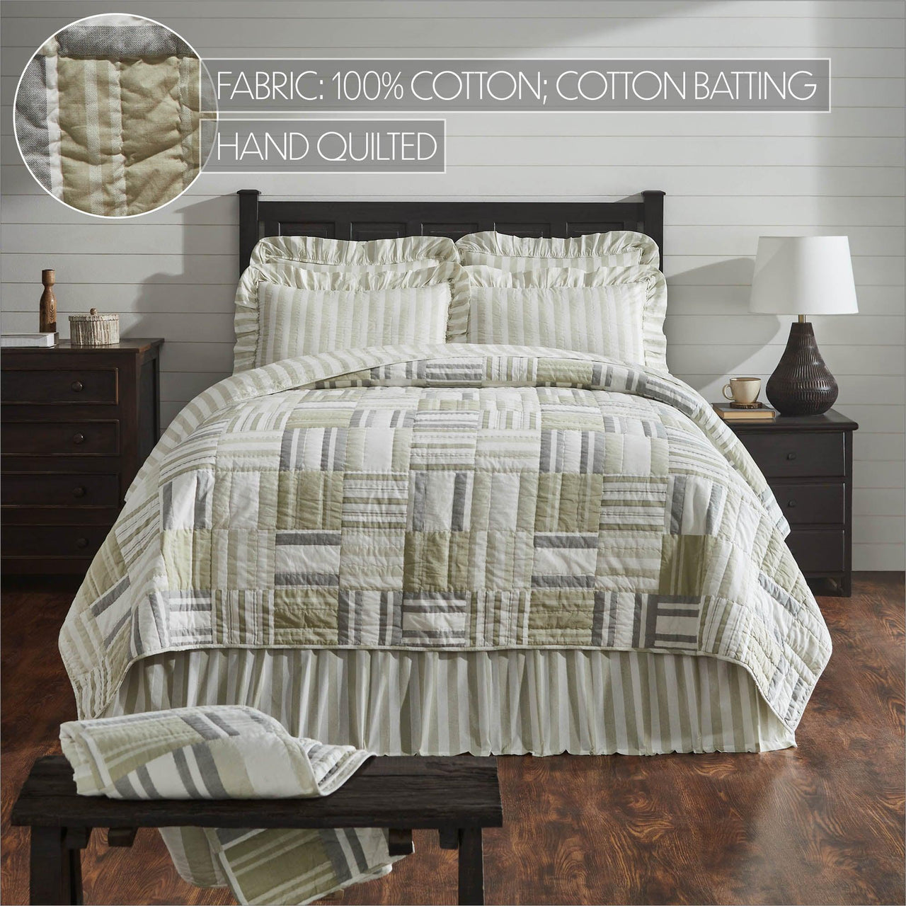 Finders Keepers California/Luxury King Quilt 124Wx115L - The Fox Decor