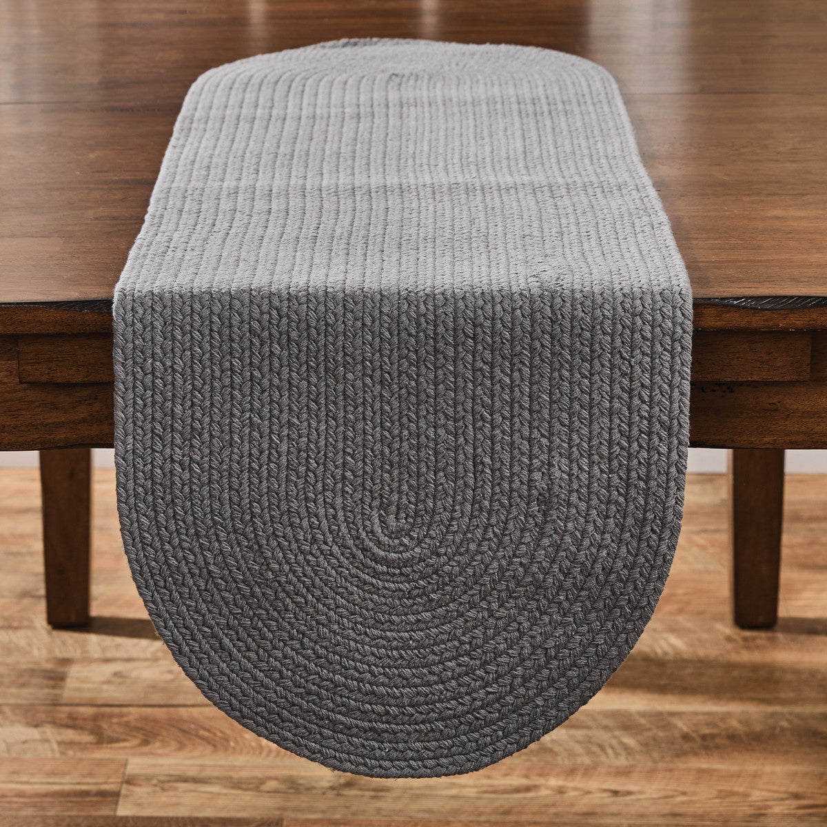 Essex Table Runner 54" L - Charcoal Set of 2 Park Designs - The Fox Decor