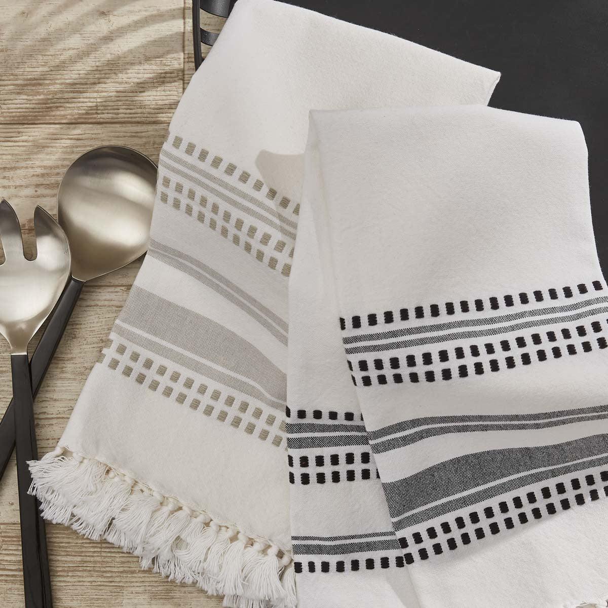 Kyla Woven Towel - Pebblet Set of 2 Park Designs - The Fox Decor