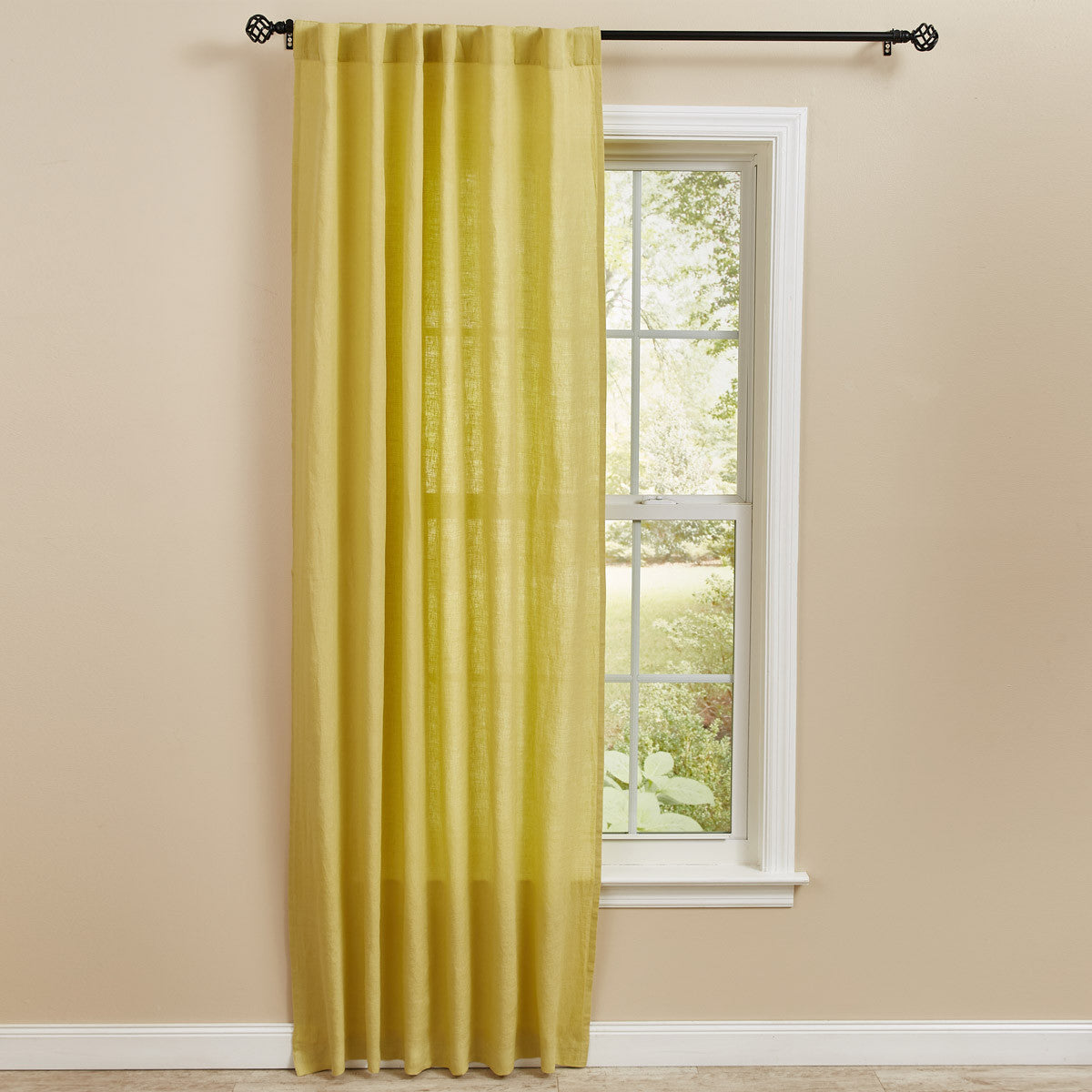 Linen Hidden Tab Panel - 84