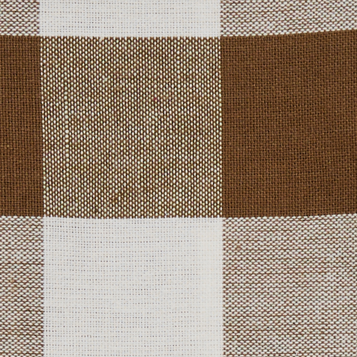Wicklow Napkins - Brown And Cream  Set Of 12 Check  Park Designs