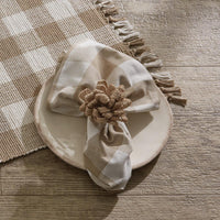 Thumbnail for Wicklow Check Natural Napkins - Set of 6 Park Designs - The Fox Decor