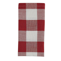Wicklow Check Red & Cream Napkins - Set of 6 Park Designs - The Fox Decor