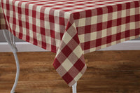 Thumbnail for Wicklow Check Garnet Tablecloth - Park Designs - The Fox Decor