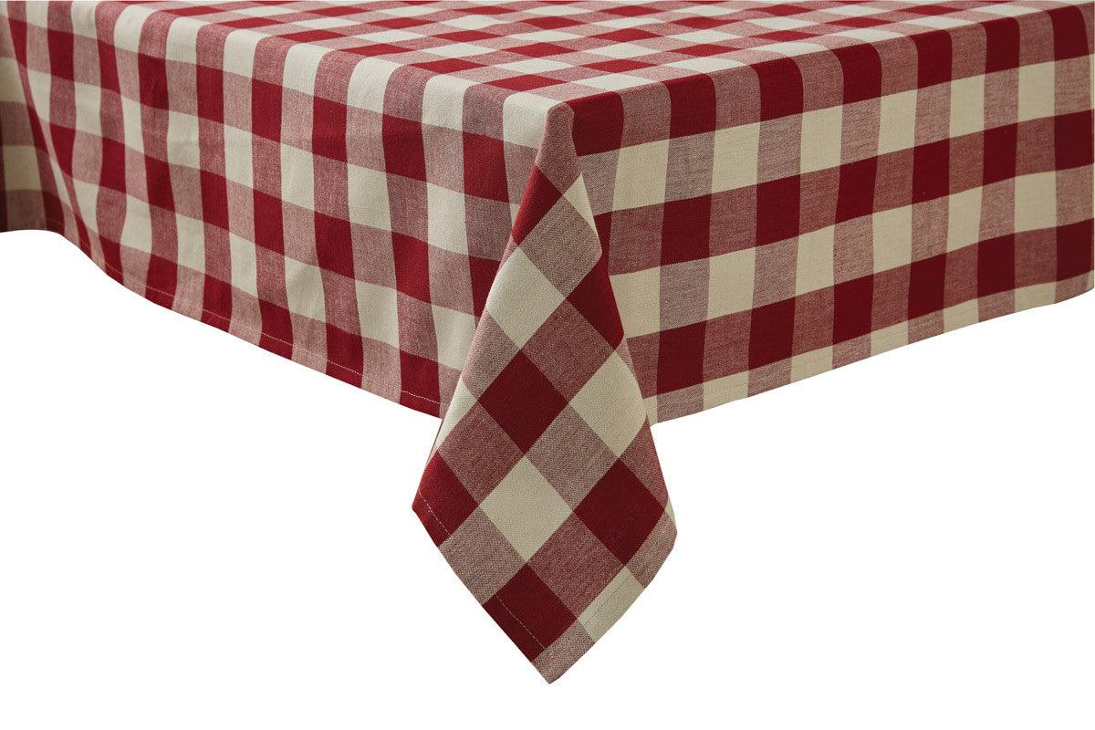 Wicklow Check Garnet Tablecloth - Park Designs - The Fox Decor