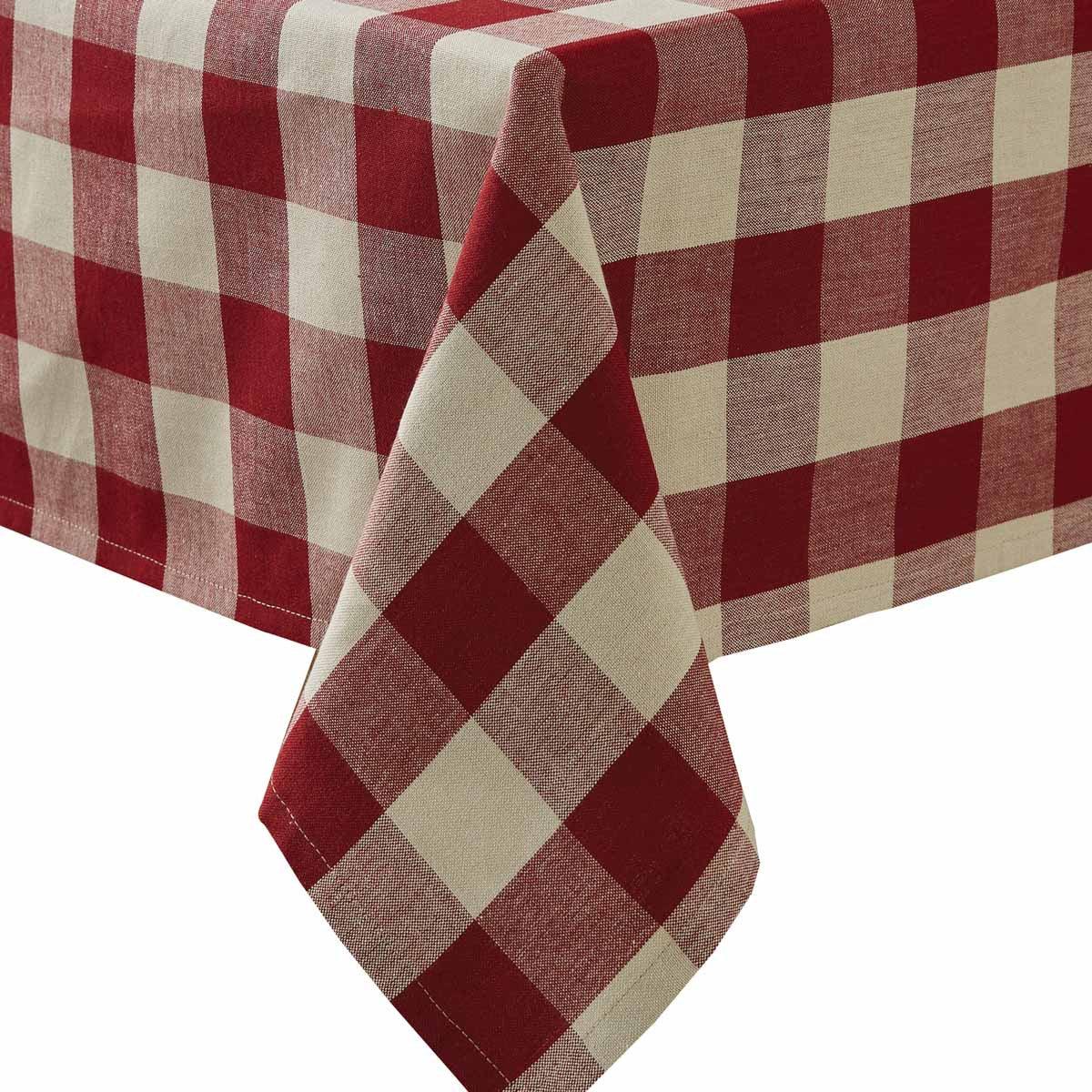 Wicklow Check Garnet Tablecloth - Park Designs - The Fox Decor