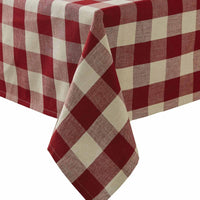 Thumbnail for Wicklow Check Garnet Tablecloth - Park Designs - The Fox Decor