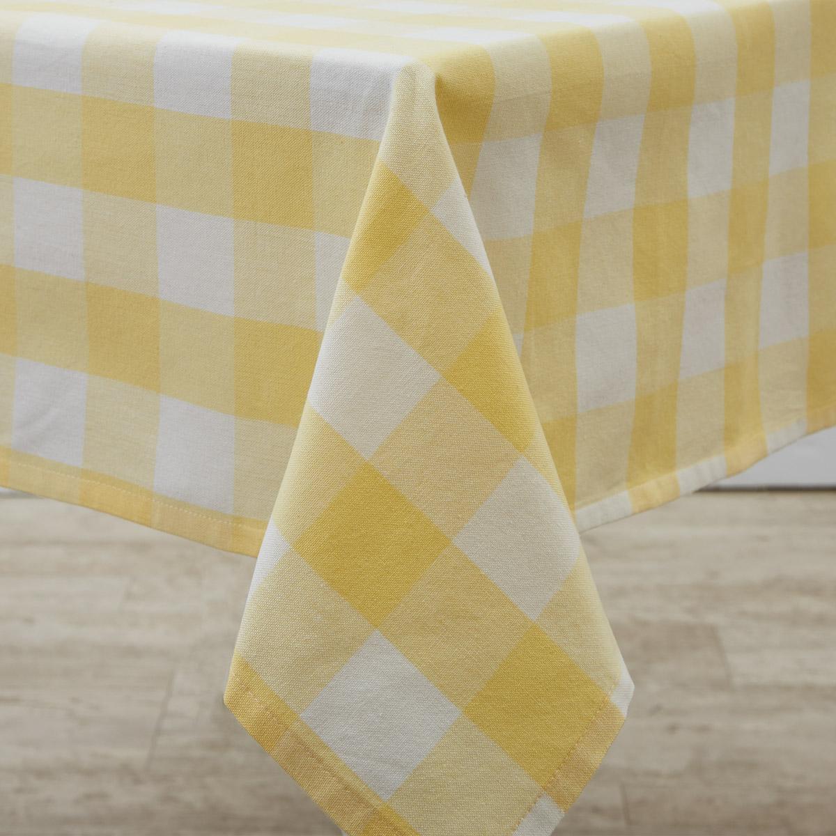 Wicklow Tablecloth 54" X 54" - Yellow - The Fox Decor