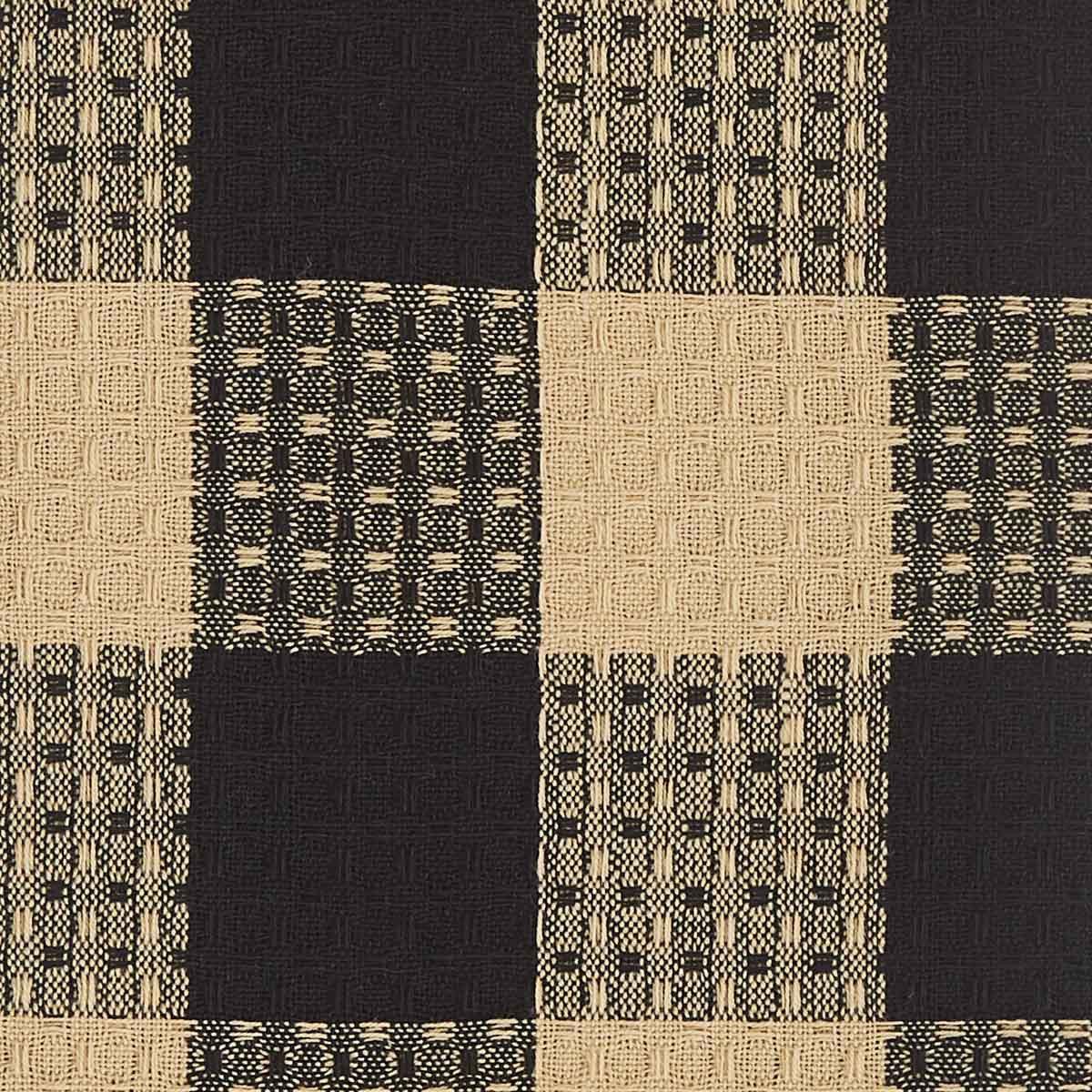 Wicklow Check Black Waffle Dishtowels - Set of 3 Park Designs - The Fox Decor