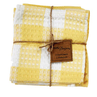 Thumbnail for Wicklow Check Yellow Dishtowel Set Park Designs - The Fox Decor