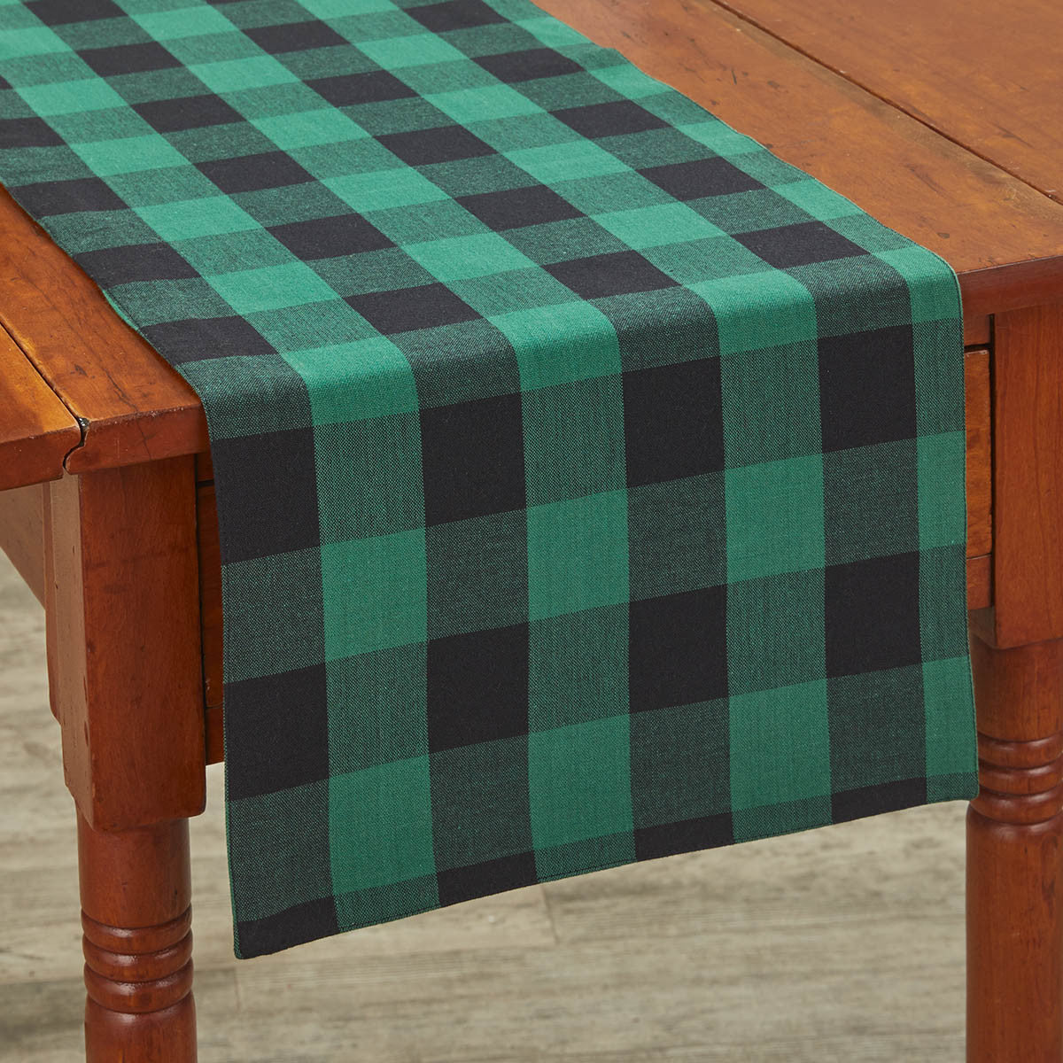 Wicklow Check Table Runners - Forest Backed Set of 2 Park Designs