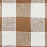 Wicklow Check Brown & Cream Table Runners - Backed Set of 2 Park Designs - The Fox Decor