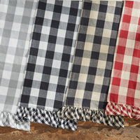 Thumbnail for Wicklow Ruffled Table Runners - Black & Cream Park Designs - The Fox Decor