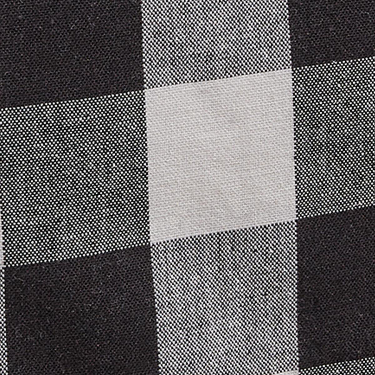 Wicklow Ruffled Table Runners - Black & Cream Park Designs - The Fox Decor