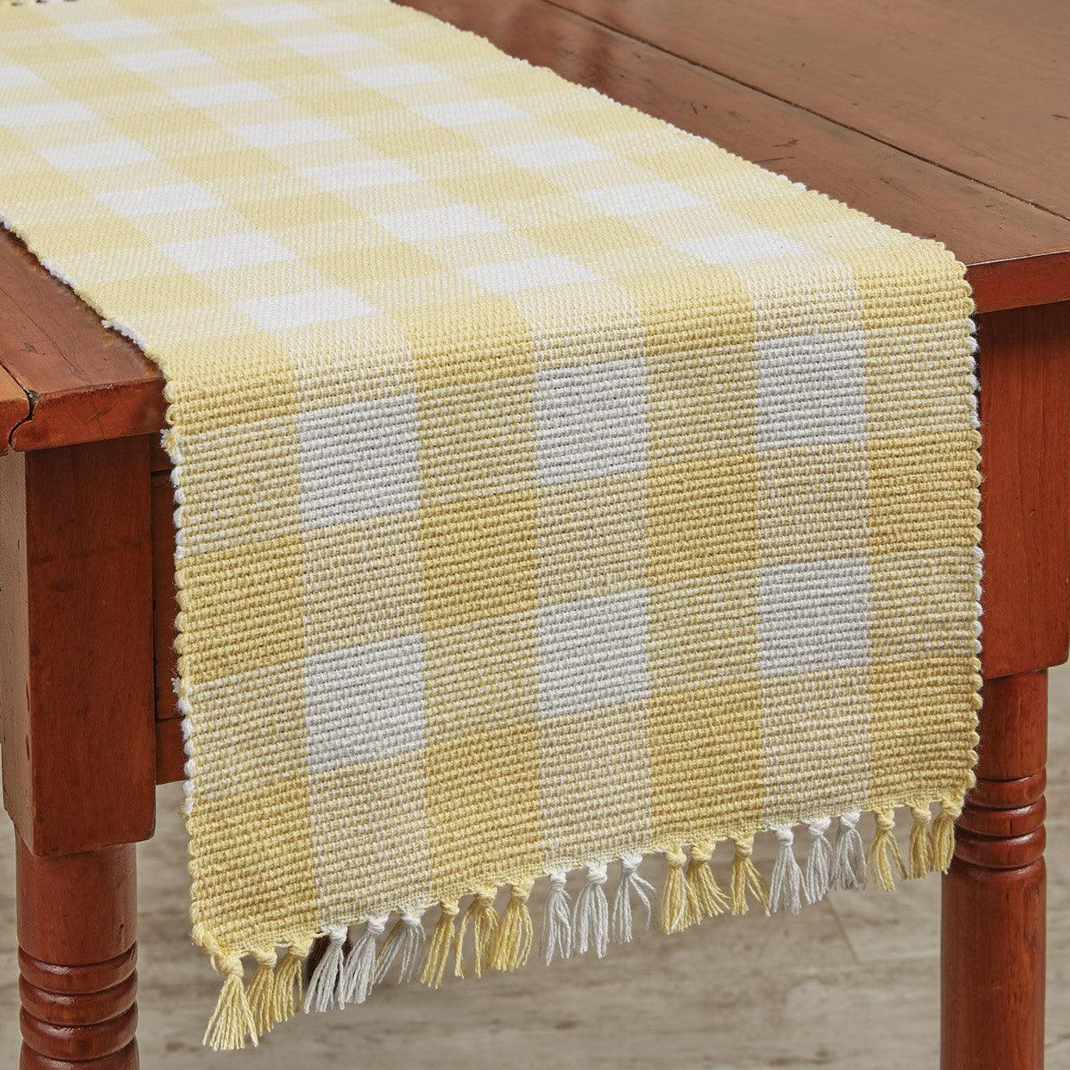 Wicklow Check Table Runners - Yellow Park Designs - The Fox Decor