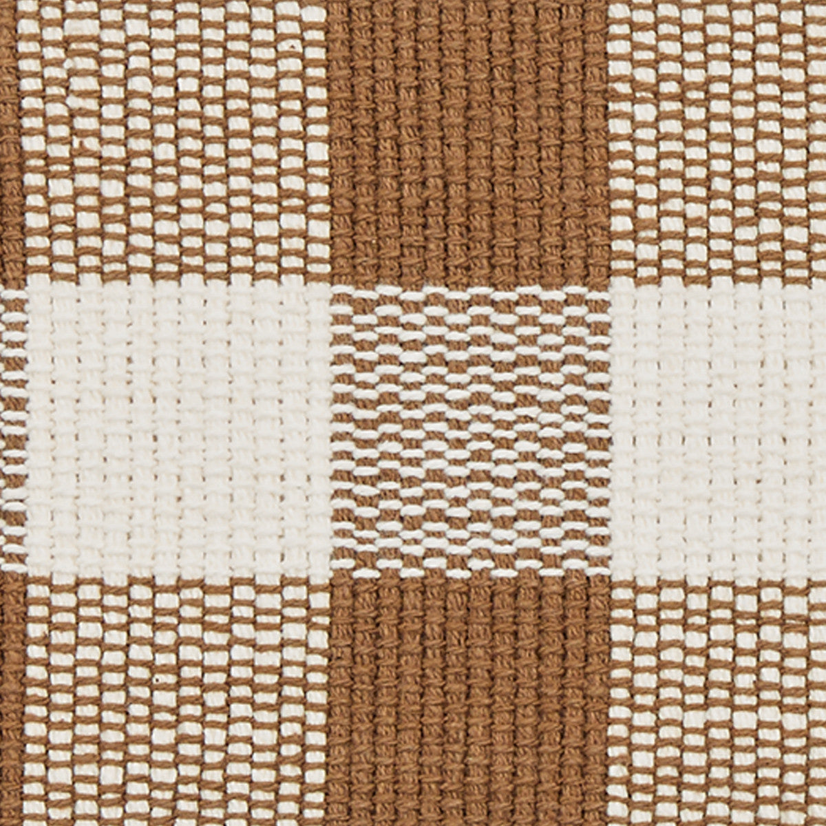 Wicklow Check Brown & Cream Table Runners 54" - Set of 2 Park Designs - The Fox Decor
