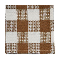 Thumbnail for Wicklow Dishcloth-Brown And Cream Set of 12 Park Designs - The Fox Decor